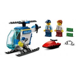 LEGO City Police Elicottero della Polizia, Giocattolo con Minifigure di Poliziotto e Ladra per Bambini di 4+ Anni, 60275