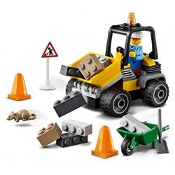 LEGO City Ruspa da Cantiere Giocattolo per Lavori Stradali, Playset da Costruzione per Bambini e Bambine 4+ Anni, 60284