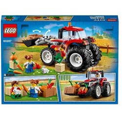 LEGO City Trattore Giocattolo, Playset Fattoria con Coniglio e Minifigure per Bambine e Bambini 5+ Anni, 60287
