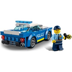 LEGO City Police Auto della Polizia, Set di Costruzione con Minifigure e Macchina Giocattolo per Bambini di 5 Anni, 60312