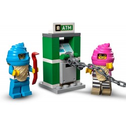 LEGO City Police Il Furgone dei Gelati e l Inseguimento della Polizia, Set per Bambini di 5 Anni, Camion Giocattolo, 60314