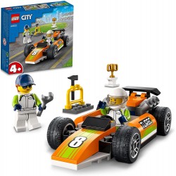 LEGO City Great Vehicles Auto da Corsa, Macchina Giocattolo Stile Formula 1 con 2 Minifigure, per Bambini di 4 Anni, 60322