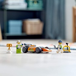 LEGO City Great Vehicles Auto da Corsa, Macchina Giocattolo Stile Formula 1 con 2 Minifigure, per Bambini di 4 Anni, 60322