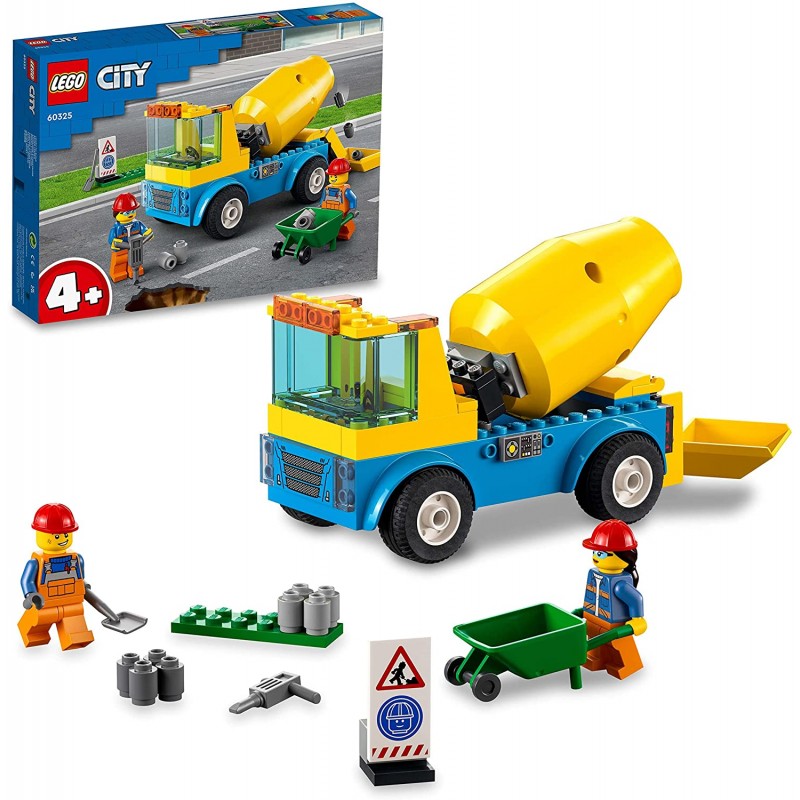 LEGO City Great Vehicles Autobetoniera, Camion Giocattolo, Giochi