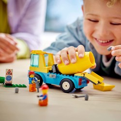 LEGO City Great Vehicles Autobetoniera, Camion Giocattolo, Giochi per Bambini dai 4 Anni in su con Veicoli da Cantiere, 60325