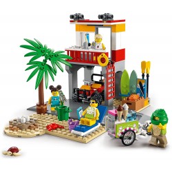 LEGO City Postazione del Bagnino, Set con ATV e Strada, Giocattoli Creativi, Idea Regalo per Bambini di 5 Anni, 60328