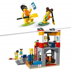 LEGO City Postazione del Bagnino, Set con ATV e Strada, Giocattoli Creativi, Idea Regalo per Bambini di 5 Anni, 60328