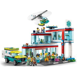 LEGO City Ospedale, Set con Autoambulanza Giocattolo ed Elicottero di Soccorso, Giochi per Bambini dai 7 anni, 60330