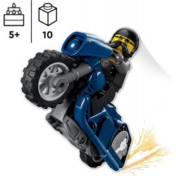 LEGO City Stuntz Stunt Bike da Touring, Moto Giocattolo Carica e Vai con Minifigure, Giochi per Bambini dai 5 Anni in su, Ottima