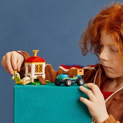 LEGO City Il Pollaio, Set con Animali, Nido per Galline e Uova Fresche, Fuoristrada e Fattoria Giocattolo, Giochi per Bambini da