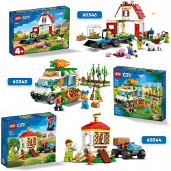 LEGO City Il Pollaio, Set con Animali, Nido per Galline e Uova Fresche, Fuoristrada e Fattoria Giocattolo, Giochi per Bambini da