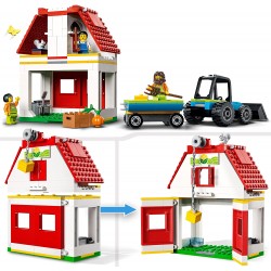 LEGO City il Fienile e Animali da Fattoria, Set con Trattore Giocattolo, Idea Regalo Educativa, Giochi per Bambini dai 4 Anni in