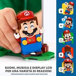 LEGO Super Mario Scivolo della Pianta Piranha - Pack di Espansione, Giocattolo, Set di Costruzioni, 71365