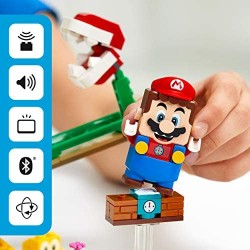 LEGO Super Mario Scivolo della Pianta Piranha - Pack di Espansione, Giocattolo, Set di Costruzioni, 71365