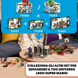 LEGO 71399 - Super Mario Atrio di Luigi’s Mansion - Pack di Espansione con Ombretta e Boo - LG71399