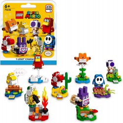 LEGO 71410 - Super Mario Pack Personaggi - Serie 5, Set Misterioso di Personaggi Giocattolo da Collezione, Supporto da Esposizio