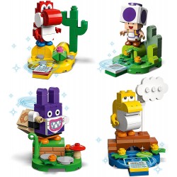 LEGO 71410 - Super Mario Pack Personaggi - Serie 5, Set Misterioso di Personaggi Giocattolo da Collezione, Supporto da Esposizio