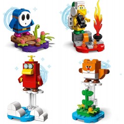 LEGO 71410 - Super Mario Pack Personaggi - Serie 5, Set Misterioso di Personaggi Giocattolo da Collezione, Supporto da Esposizio