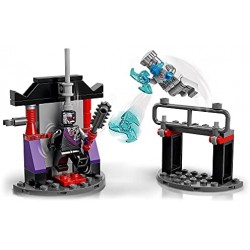 LEGO NINJAGO Battaglia Epica - Zane vs Nindroid Robot Guerriero, Giocattolo da Battaglia Rotante con 2 Minifigure, 71731