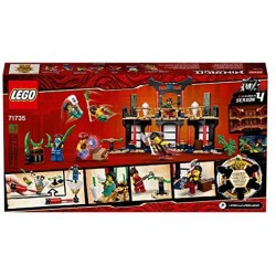LEGO Ninjago Il Torneo degli Elementi, Playset Tempio con Piattaforma da Battaglia e Minifigure d oro di Lloyd, 71735