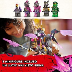 LEGO Ninjago Il Re dei Cristalli, Set Serie TV Crystallized con Action Figure e Minifigure di Lloyd, Idea Regalo, Giochi per Bam