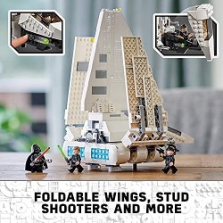 LEGO Star Wars Imperial Shuttle, Set di Costruzioni con Minifigure di Luke Skywalker e Darth Vader con Spada Laser, 75302