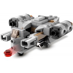 LEGO Star Wars Microfighter Razor Crest, Playset con Cannoniera Mandalorian e Minifigure per Bambini dai 6 Anni in su, 75321