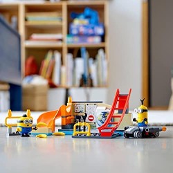 LEGO Minions I Minions nel Laboratorio di Gru con i Personaggi dei Minion di Otto e Kevin, Giocattoli per Bambini di 4+ Anni, 75