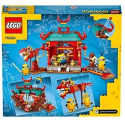 LEGO Minions La Battaglia Kung Fu dei Minions con i Personaggi dei Minion Kevin, Stuart e Otto, Giocattoli per Bambini, 75550