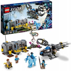 LEGO 75573 - Avatar Montagne fluttuanti: Sito 26 e Samson RDA con Figura di Animale, 5 Minifigure ed Elicottero Giocattolo - LG7