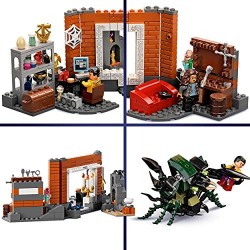 LEGO Marvel Spider-Man al laboratorio Sanctum, Giocattoli Bambini 7 Anni e Più, Minifigure Dr. Strange e Mostro Insetto, 76185