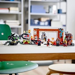 LEGO Marvel Spider-Man al laboratorio Sanctum, Giocattoli Bambini 7 Anni e Più, Minifigure Dr. Strange e Mostro Insetto, 76185