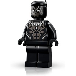 LEGO Marvel Armatura Mech Black Panther, Mattoncini Creativi con Action Figure Avengers, Giochi per Bambini dai 7 Anni, 76204