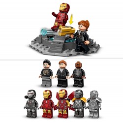 LEGO Marvel Armeria di Iron Man, Set Costruzioni con Casco, Tuta e Supereroi Giocattoli Avengers, Idea Regalo, Giochi per Bambin