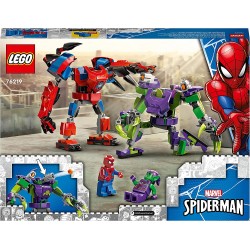 LEGO Super Heroes Battaglia tra i Mech di Spider-Man e Goblin, Action Figure della Marvel, Costruzioni Giocattolo per Bambini da