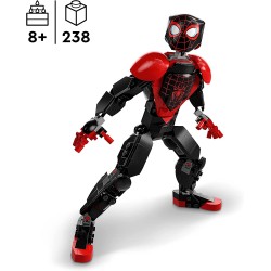 LEGO 76225 - Marvel Personaggio di Miles Morales, Action Figure di Spider-Man Snodabile, Supereroe da Collezione - LG76225