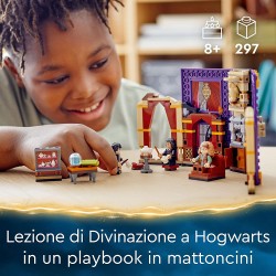 LEGO Harry Potter Lezione di Divinazione a Hogwarts, Libro di Magia, Regalo da Collezione con Professoressa Cooman, Giochi Playb