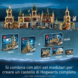LEGO Harry Potter Hogwarts: Ufficio di Silente, Set Modulare Castello  Giocattolo, Cappello Parlante e Spada di