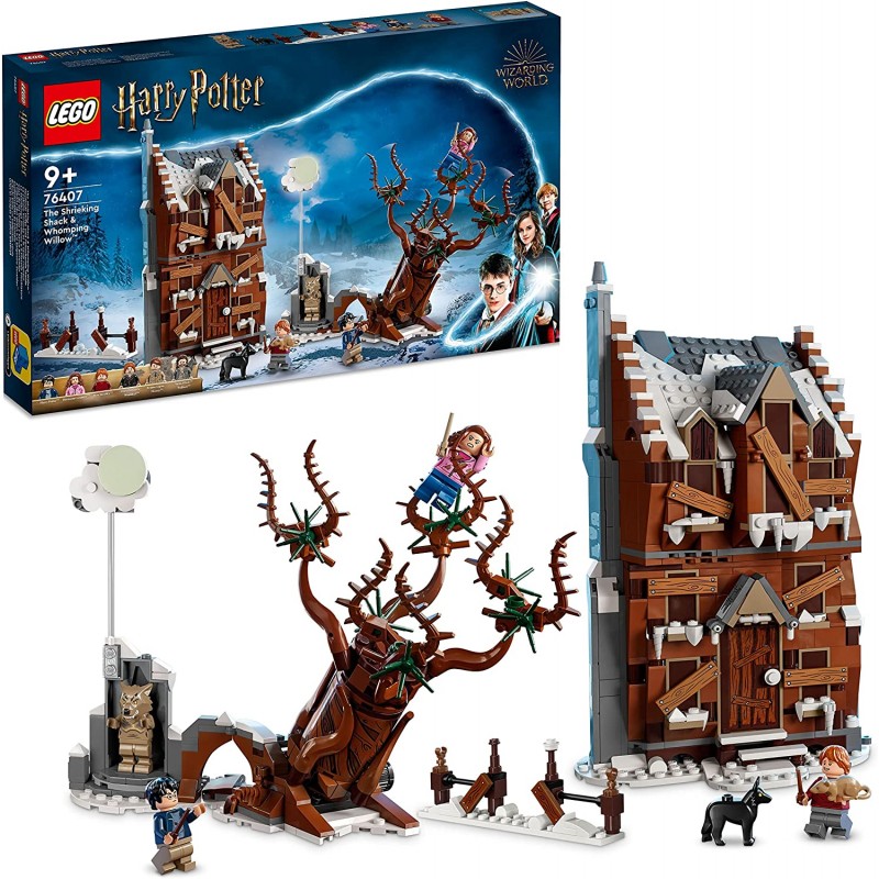 LEGO Harry Potter La Stamberga Strillante e il Platano Picchiatore, Mondo Magico, Modellino da Costruire con Minifigure, Giochi 