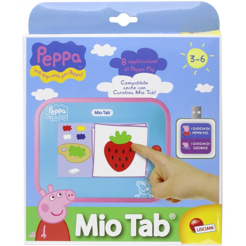 Lisciani Giochi - Mio Tab Peppa Pig Espansione, I Giochi di Peppa e George, 8 applicazioni, 42685