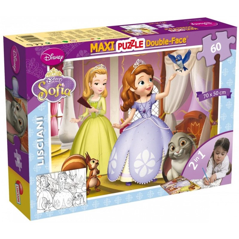 Lisciani Giochi - Disney Puzzle Supermaxi 60 Sofia, 46560