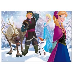 Lisciani Giochi - Frozen Playing On The Ice Disney Puzzle, 35 Pezzi, Multicolore, 46867