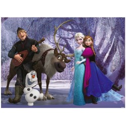 Lisciani Giochi -70x50 cm Disney Puzzle Supermaxi 60, Frozen Music And Fun, 46874