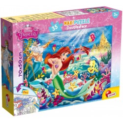 Lisciani Giochi - The Little Mermaid Princess Disney Puzzle, 35 Pezzi, Multicolore, 48168