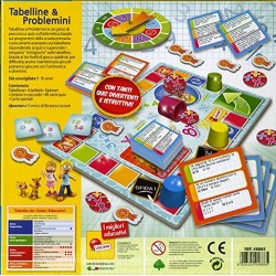 Lisciani Giochi- Tabelline e Problemini Giochi Educativi, Multicolore, 48885