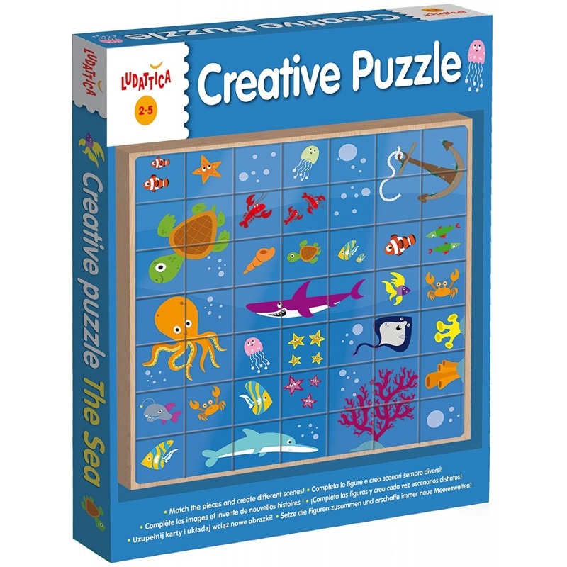 Ludattica Legno Creative Puzzle The Sea