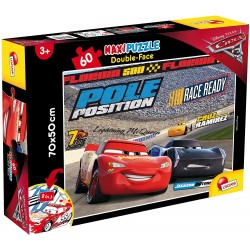 Lisciani Giochi The Movie Puzzle DF Cars 3 Supermaxi 60 Challenge, 64007