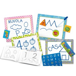 lisciani giochi- gioco carotina maxi scuola di scrittura, 65455.0