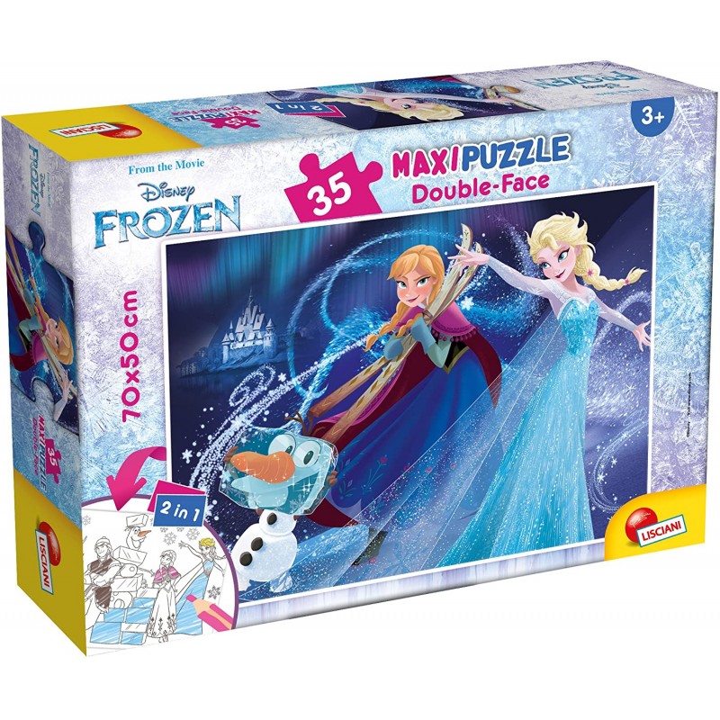 Lisciani Giochi Disney Frozen Puzzle, 35 Pezzi, Multicolore, 66711
