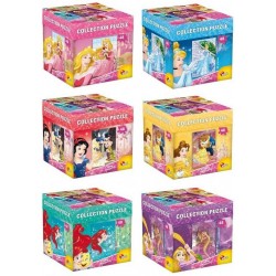 lisciani giochi - puzzle collection principesse disney cubo 48 pezzi - li-67978